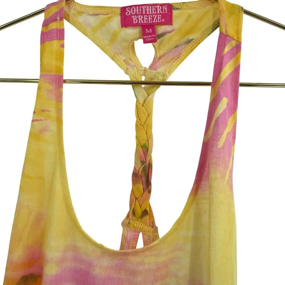 ✨NWT Southern Breeze Tie-Dye Beach Swim Coverup Cover Up Dress medium - Picture 3 of 6
